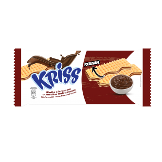 KRISS WAFERS WITH COCOA FLAVORED CREAM 180G
