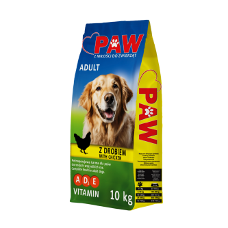 PAW DRY DOG FOOD WITH POULTRY 10 KG
